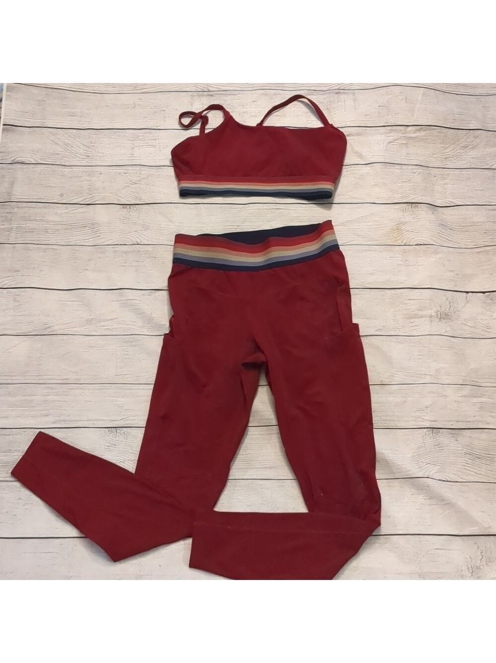 Marine layer the weekend sport leggings and sports bra set size small